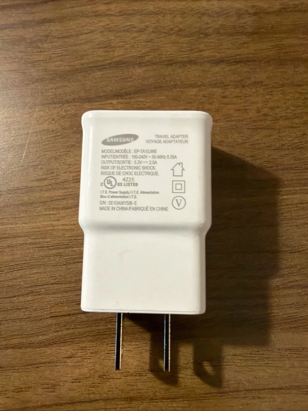Samsung Travel Adapter EP-TA10JWE White Wall Charger